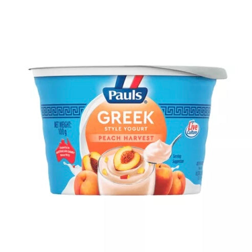 PAUL’S 希臘式乳酪蜜桃味 (平均$7/杯)