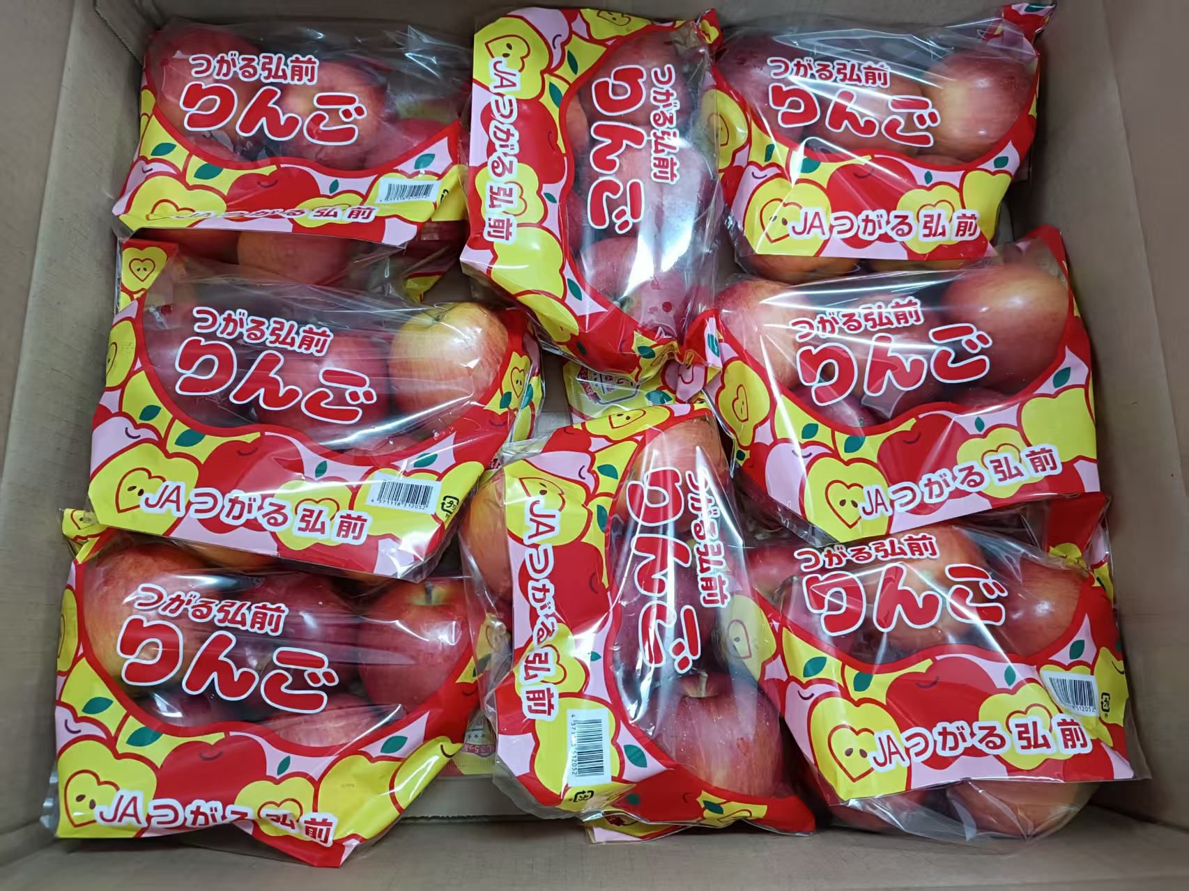 青森県產 甜信濃 蘋果五個袋裝 ($14/個)